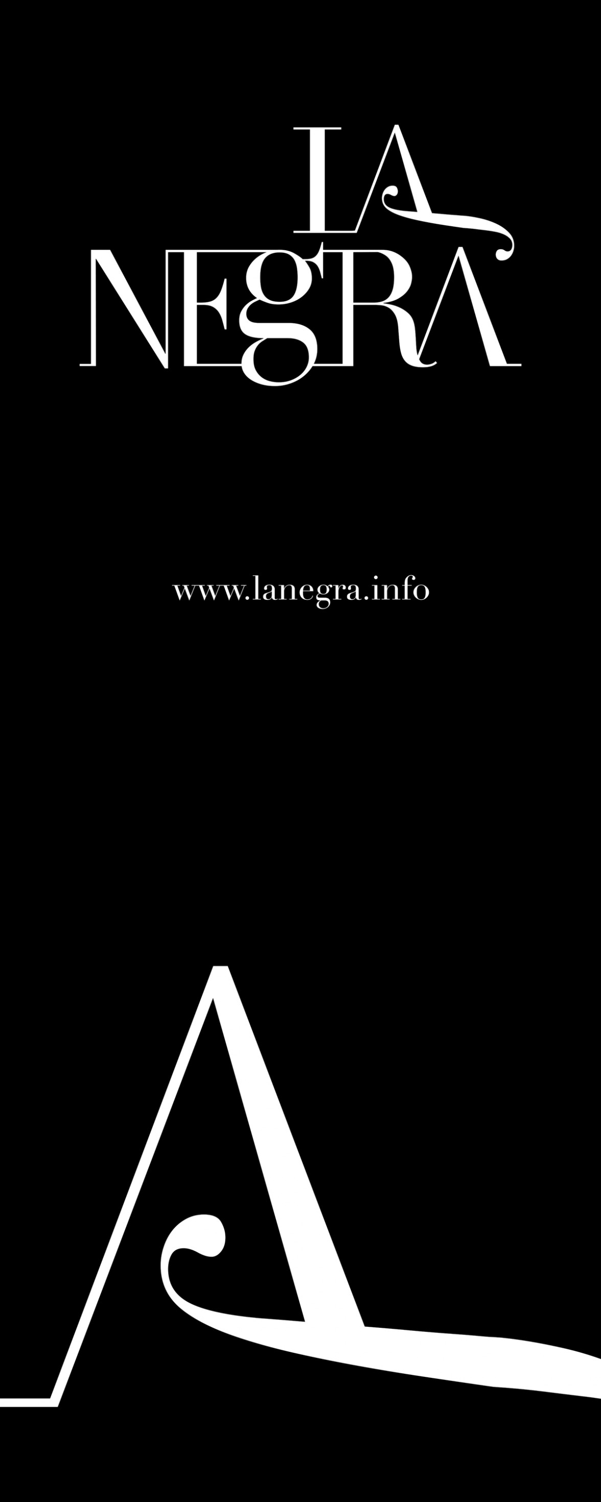 Branding diseño logo La Negra. Corporate logo design La Negra