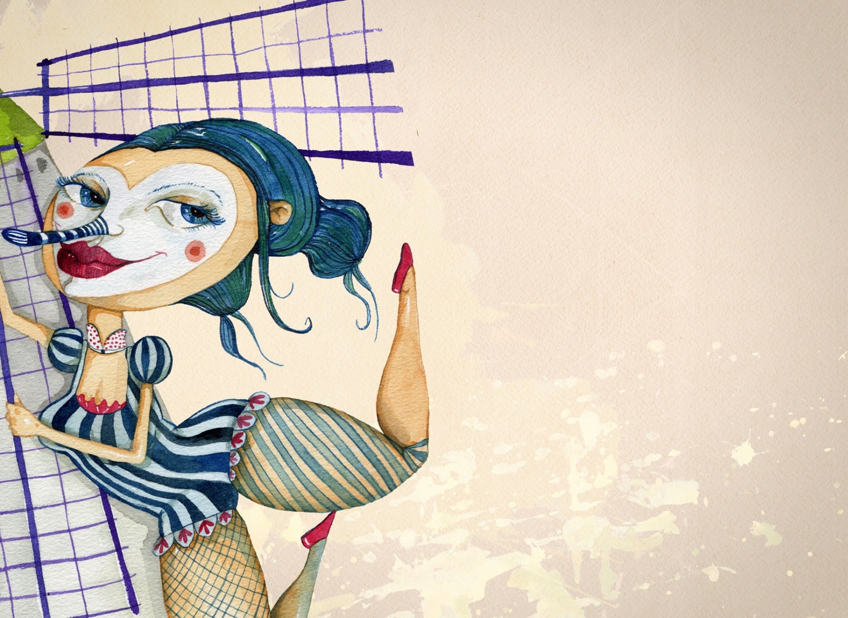 Ilustraciones Festival de Circo de Albacete desing. Poster and Illustrations for Albacete Circus Festival