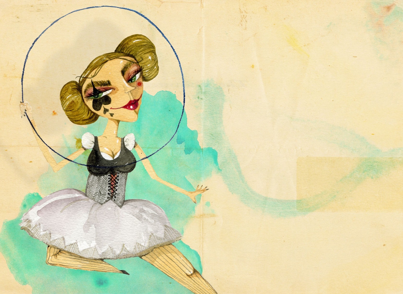 Ilustraciones Festival de Circo de Albacete diseño. Poster and Illustrations for Albacete Circus Festival