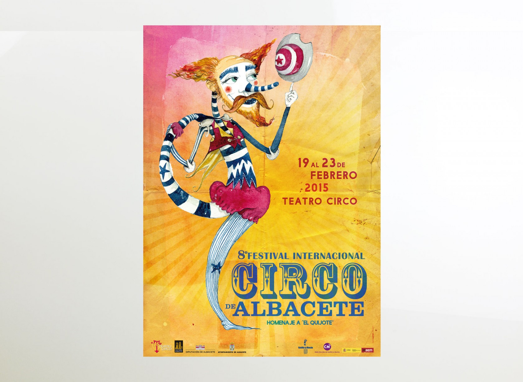 Ilustraciones Festival de Circo de Albacete graphic desing. Poster and Illustrations for Albacete Circus Festival