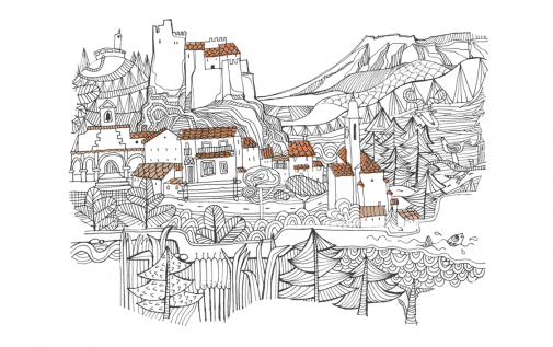 diseño portada para catálogo turismo en yeste