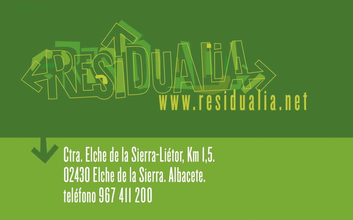 Diseño logo branding residualia Albacete