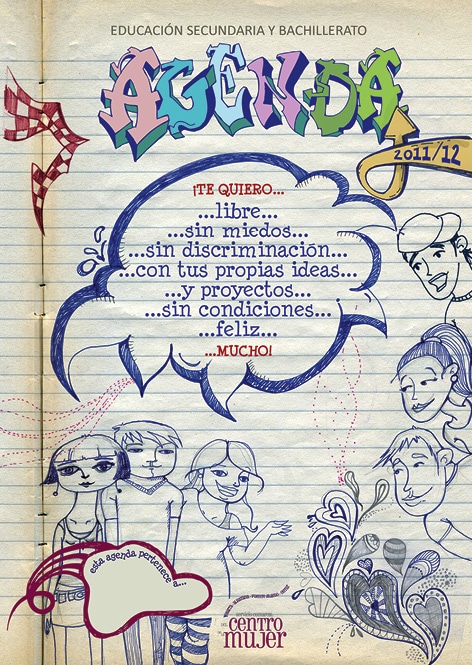 diseño e ilustraciones de la agenda escolar