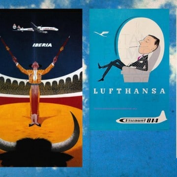 la publicidad que hacían las grandes aerolíneas.