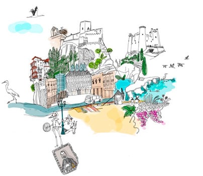 ilustración y cartel para Get Brit!