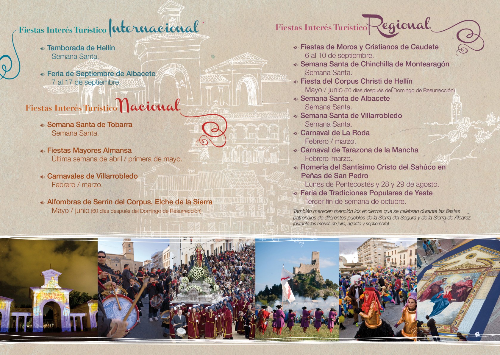 diseño gráfico ilustración Turismo en Albacete. Design