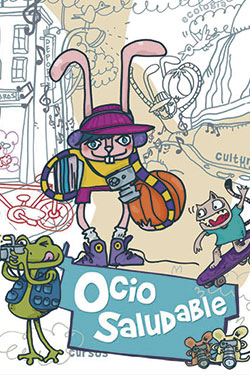 El juego de la Oca con mensaje diseño para Alcazul