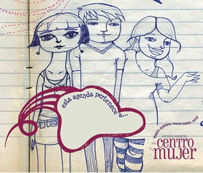 Ilustraciones para la agenda centro de la mujer de Tobarra