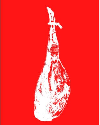 Diseño del flayer y tarjetas para el evento Rumba Jamonera en Tarragona