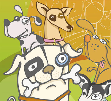 Campaña emperrados diseño e ilustración Albacete