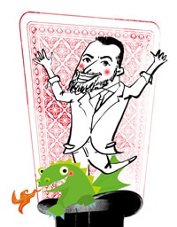 Diseño del cartel para el show de magia de Francis Zafrilla