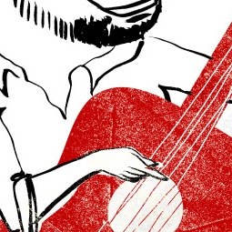 Diseño e ilustración cartel concierto de música