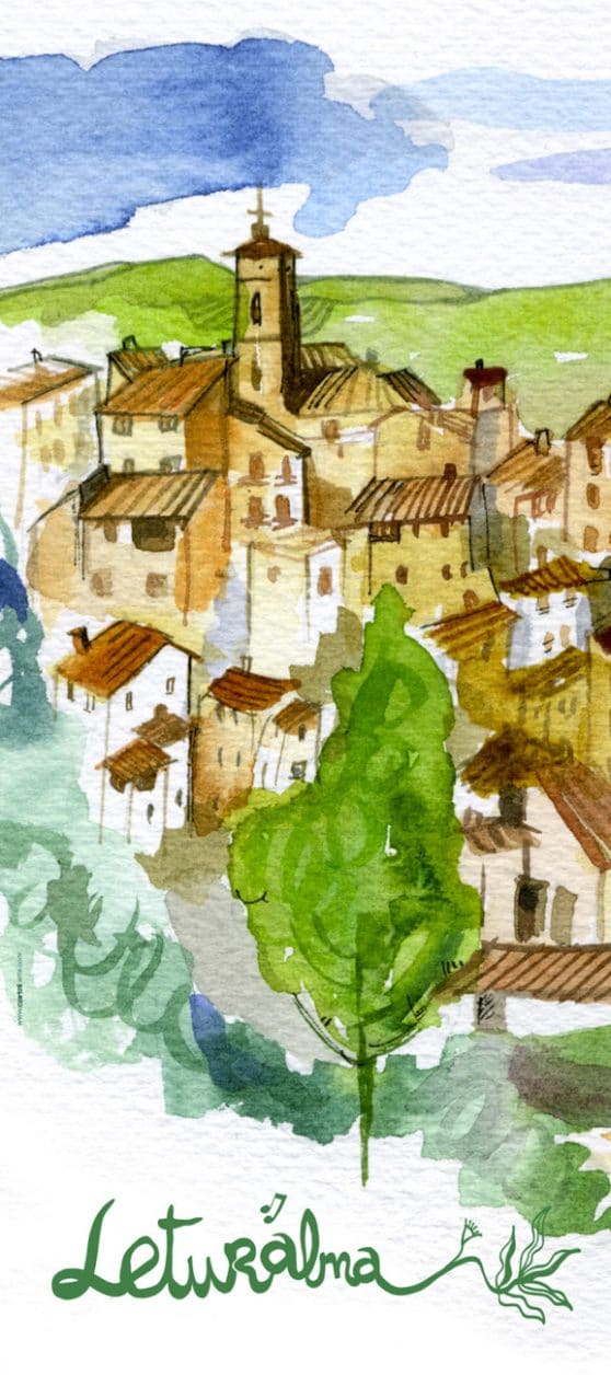 Diseño cartel musical Leturalma