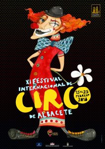 Cartel Festival internacional de circo Albacete