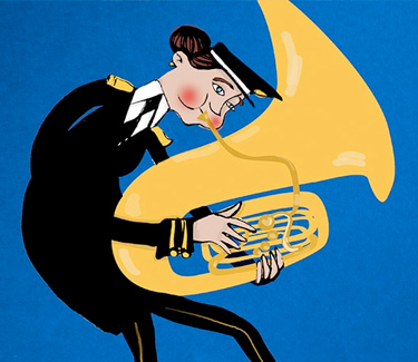 Diseño cartel viva la banda