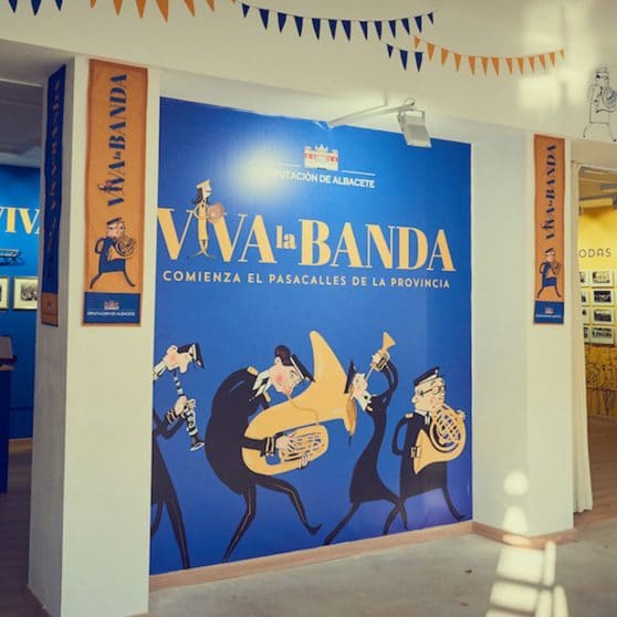 Lona Diseñada para el stand feria de Albacete