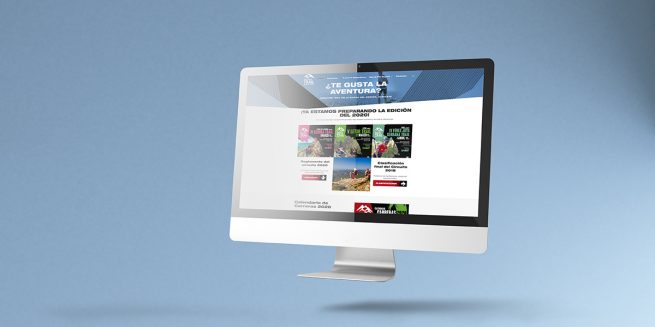 Desarrollo de la Web de Desafios Trail Sierra del Segura Albacete. Web design and programming for Sierra del Segura, Albacete.