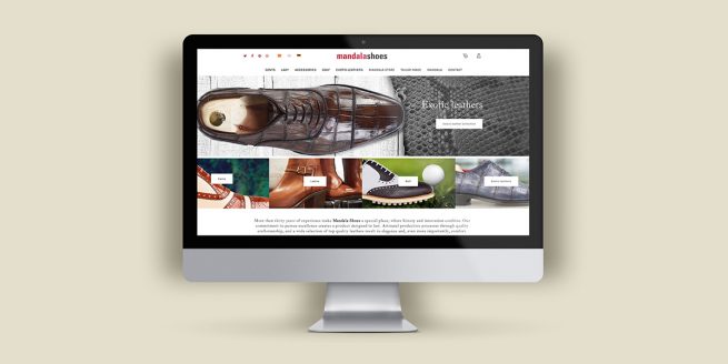 Diseño web tienda online para Mandala Shoes