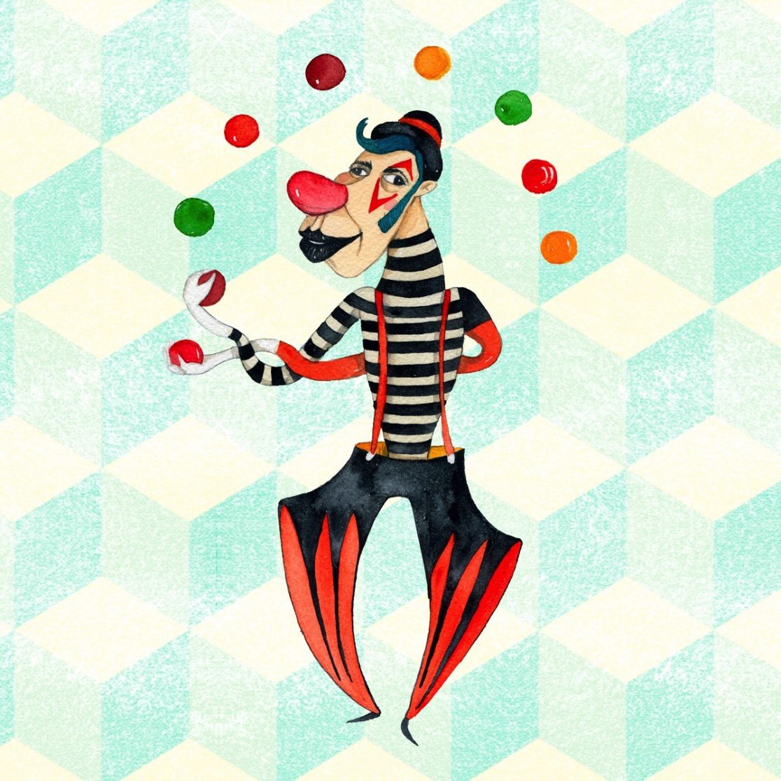 Ilustración circo Albacete