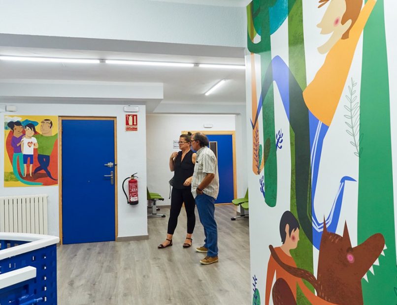 Mural ilustración Albacete