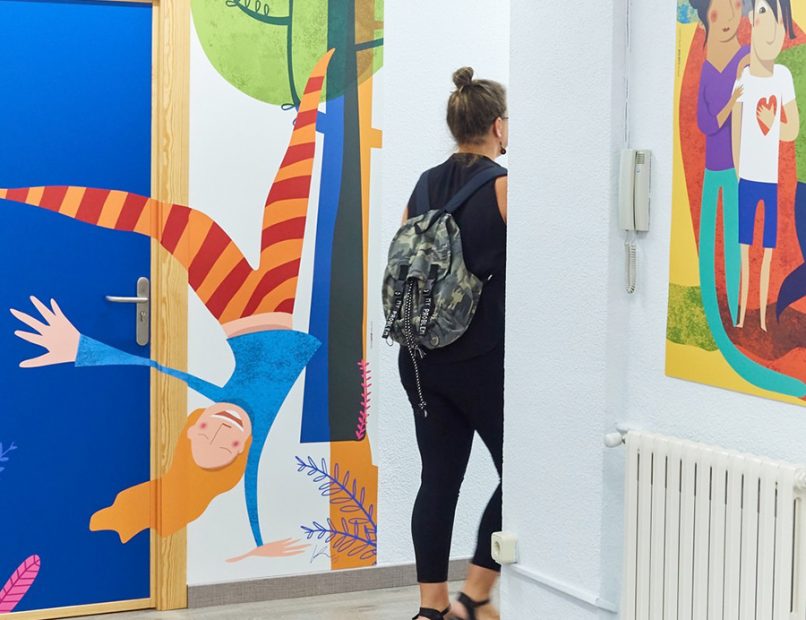 Mural ilustración Albacete