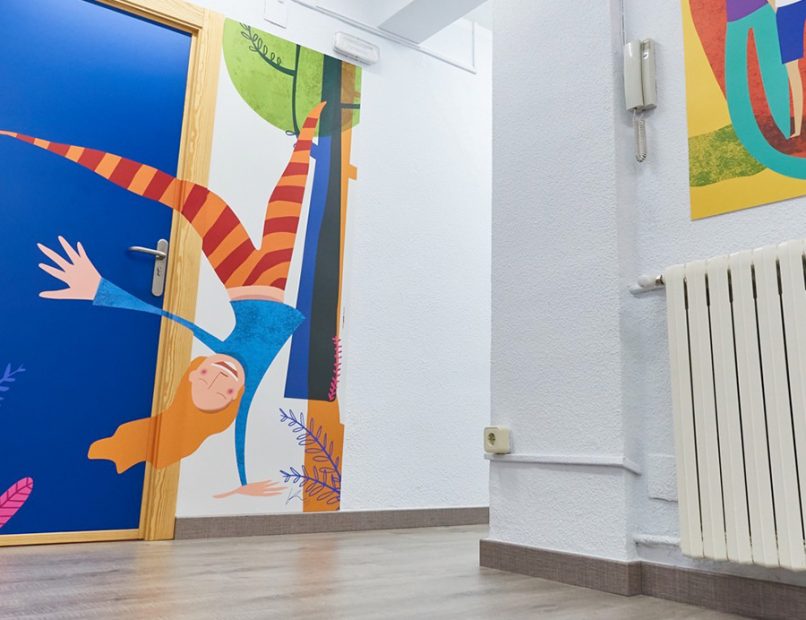 Mural ilustración Albacete