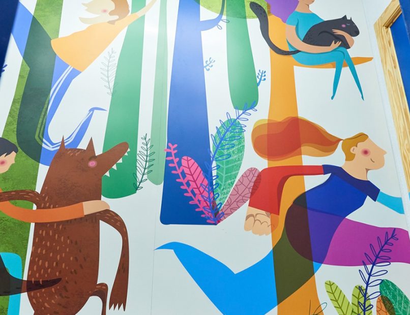 Mural ilustración Albacete