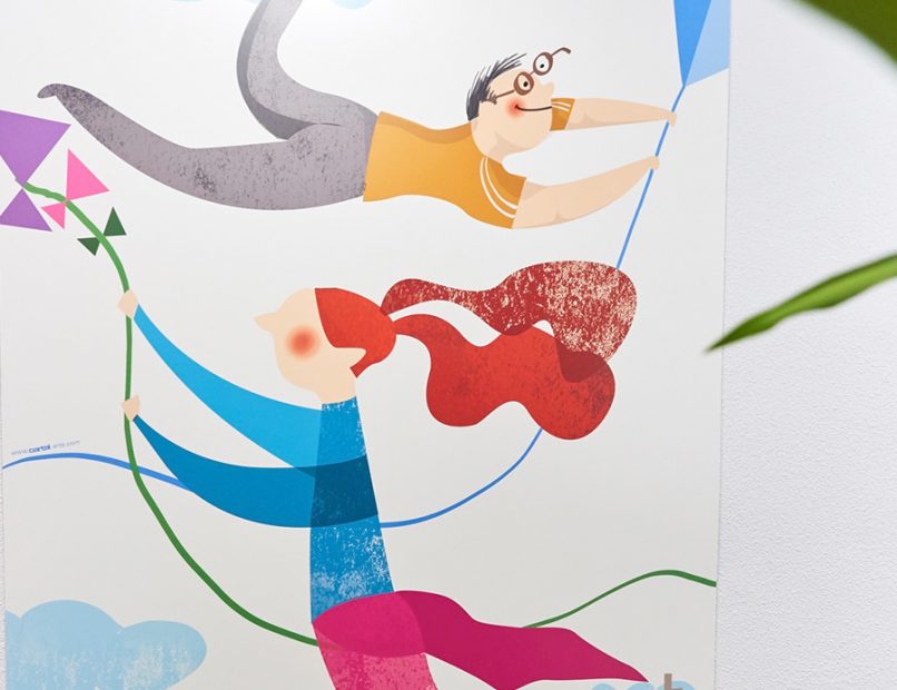 Mural ilustración Albacete