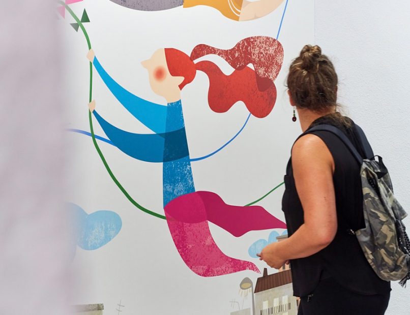 Mural ilustración Albacete