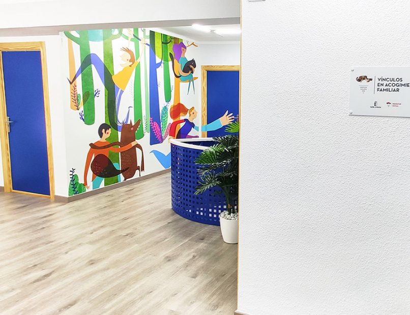 Mural ilustración Albacete