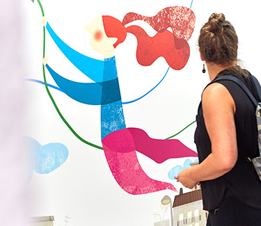 Mural ilustración Albacete