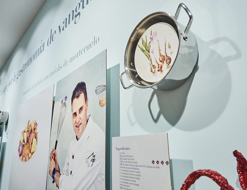 Decoración stand feria de Albacete. Cartel Arte.