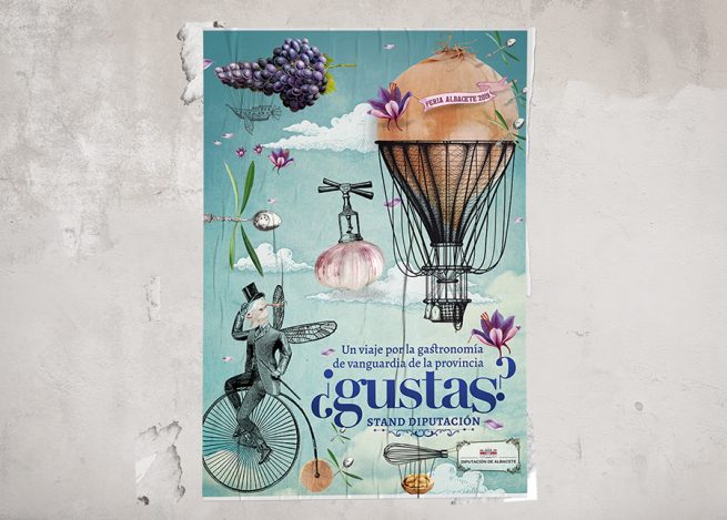Cartel stand Diputacion Feria de Albacete 2019 cartel arte