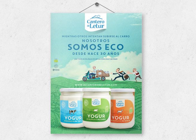 Diseño cartel con ilustración Cantero de Letur Cartel Arte