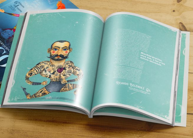 Diseño e ilustración cartel Festival Internacional de Circo de Albacete 2020