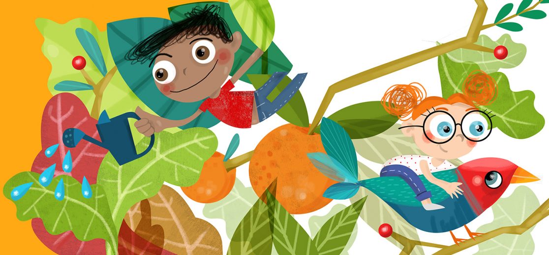 Ilustración y decoración colegio