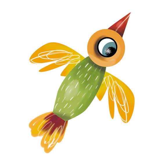 Ilustración infantil y decoración colegio