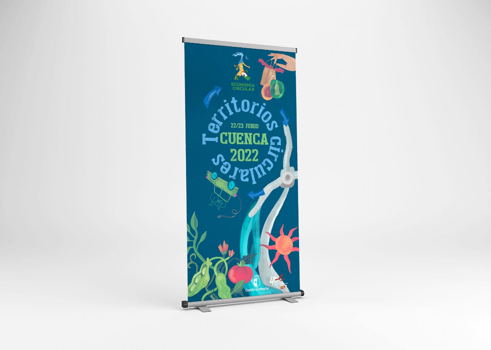 Roll up territorios circulares