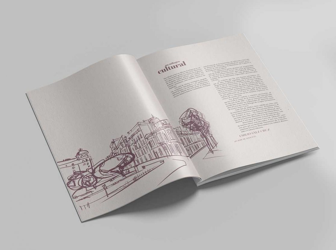 diseño editorial revista cultural albacete