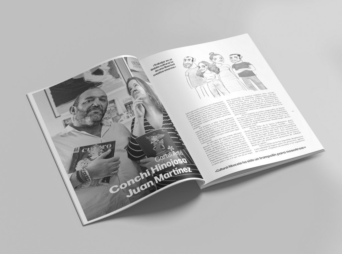 diseño editorial revista cultural albacete