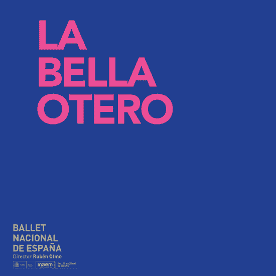 Diseño y maquetación programa La Bella Otero del Ballet Nacional de España Rubén del Olmo