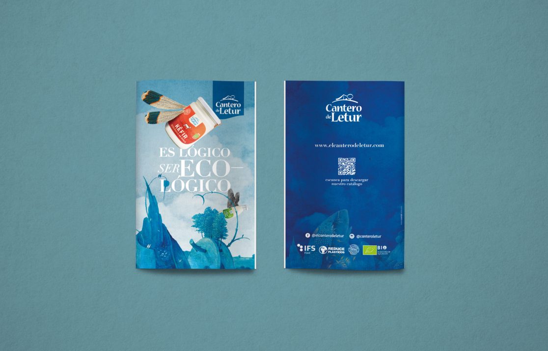 Diseño folleto Cantero de Letur Jardin de las delicias el bosco