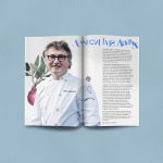 Folleto Eurotoques congreso nacional eurotoques diseño gráfico collage digital