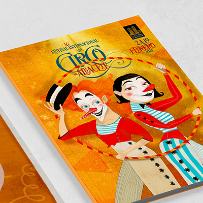 diseño revista festival internacional teatro circo albacete