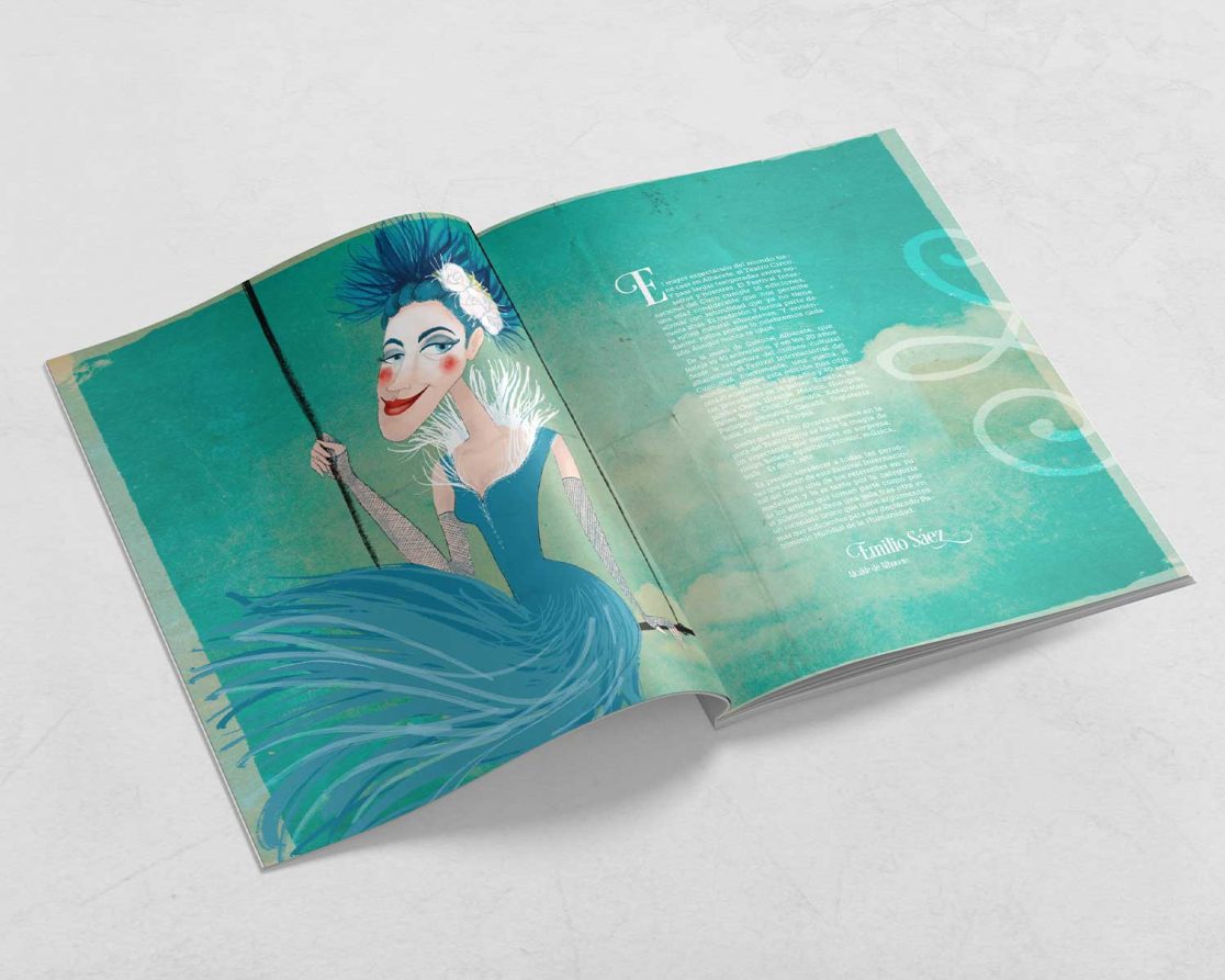 diseño revista festival circo albacete