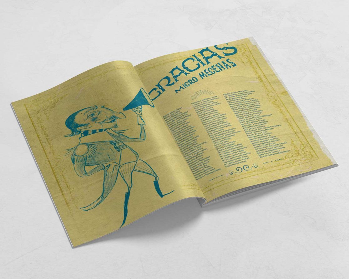 diseño revista festival circo albacete