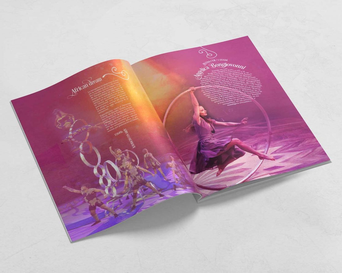 diseño revista festival circo albacete