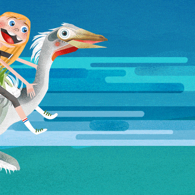 ilustracion dinosaurios animacion albacete cuenca