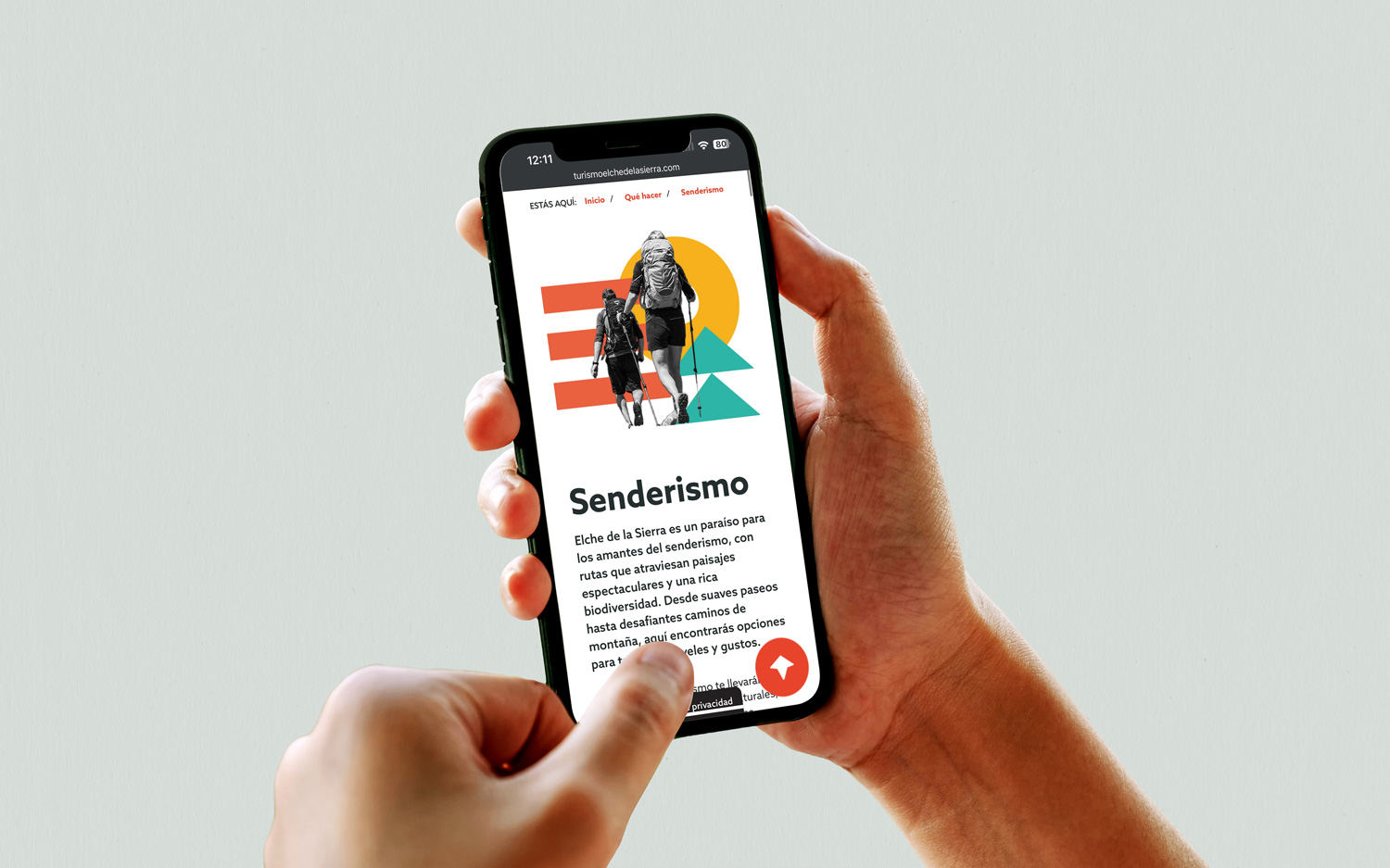 Diseño web turismo elche de la sierra