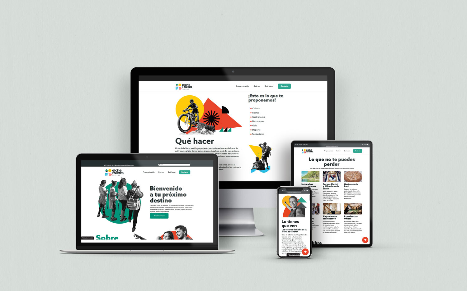 Diseño sitio web turismo elche de la sierra